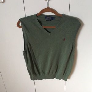 Hunter Green Ralph Lauren Sweater Vest